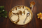 Pure Brass Thali Set 6 Pcs 1.500kg